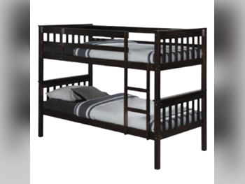 Beds - Lifestyle  - Double bunk  - Brown  - Mattress Included