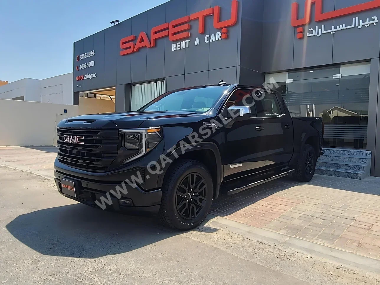 GMC  Sierra  Elevation  2024  Automatic  24,000 Km  8 Cylinder  Four Wheel Drive (4WD)  Pick Up  Black  With Warranty