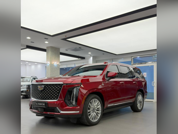Cadillac Escalade Premium Luxury Sport 2025 Automatic 0 Km 8 Cylinder Four Wheel Drive (4WD) SUV Red With Warranty