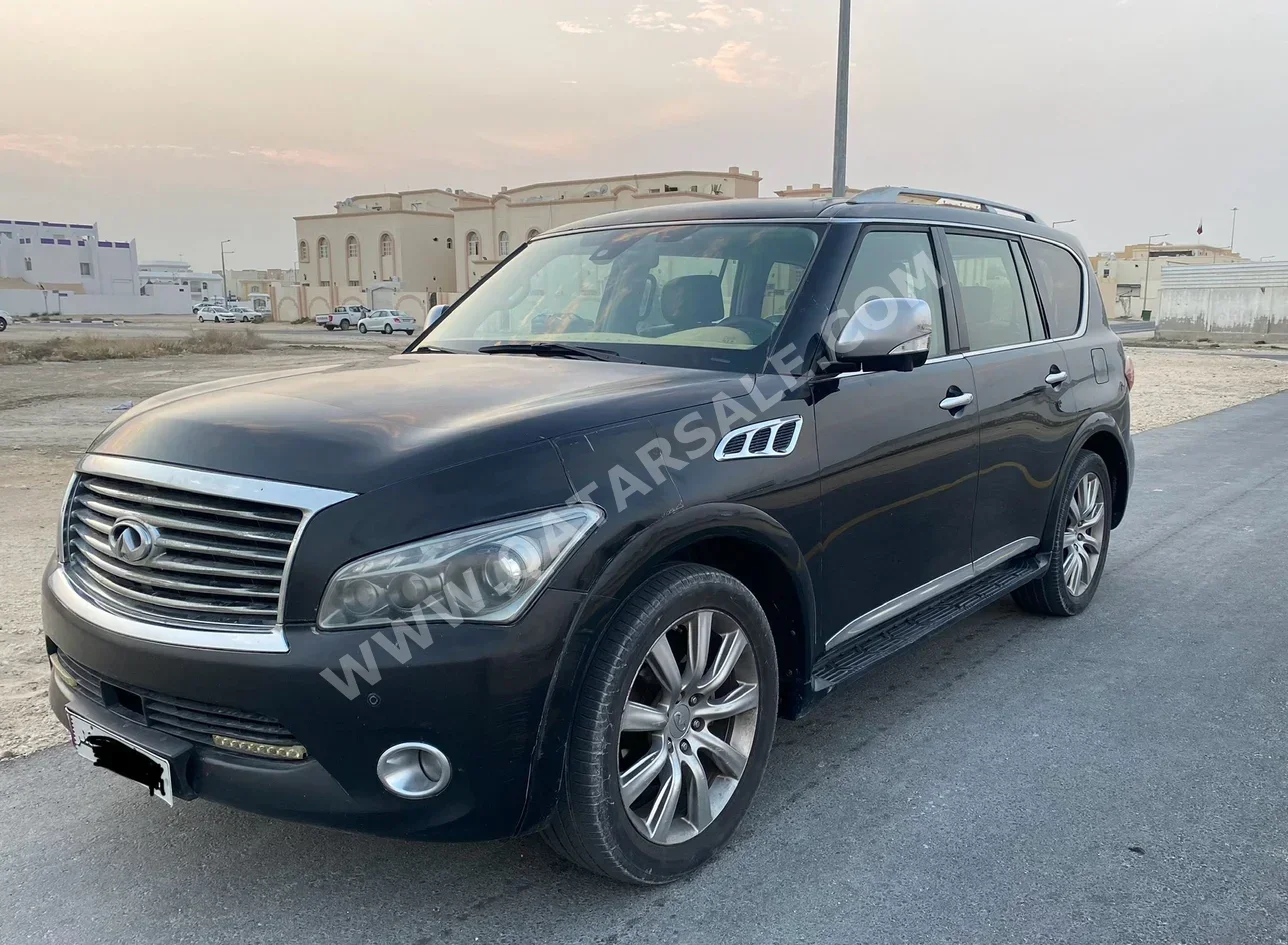 Infiniti  QX  56  2012  Automatic  150,000 Km  8 Cylinder  Four Wheel Drive (4WD)  SUV  Black