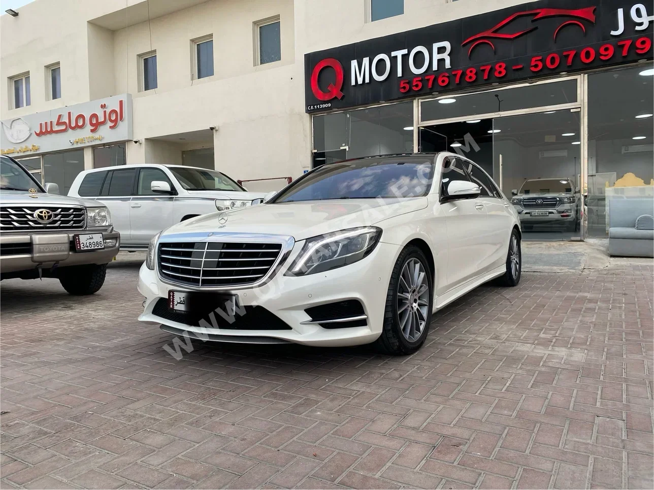 مرسيدس - بنز اس - كلاس 400 2016 اوتوماتيك 45,000 كم 6 سلندر دفع خلفي سيدان أبيض