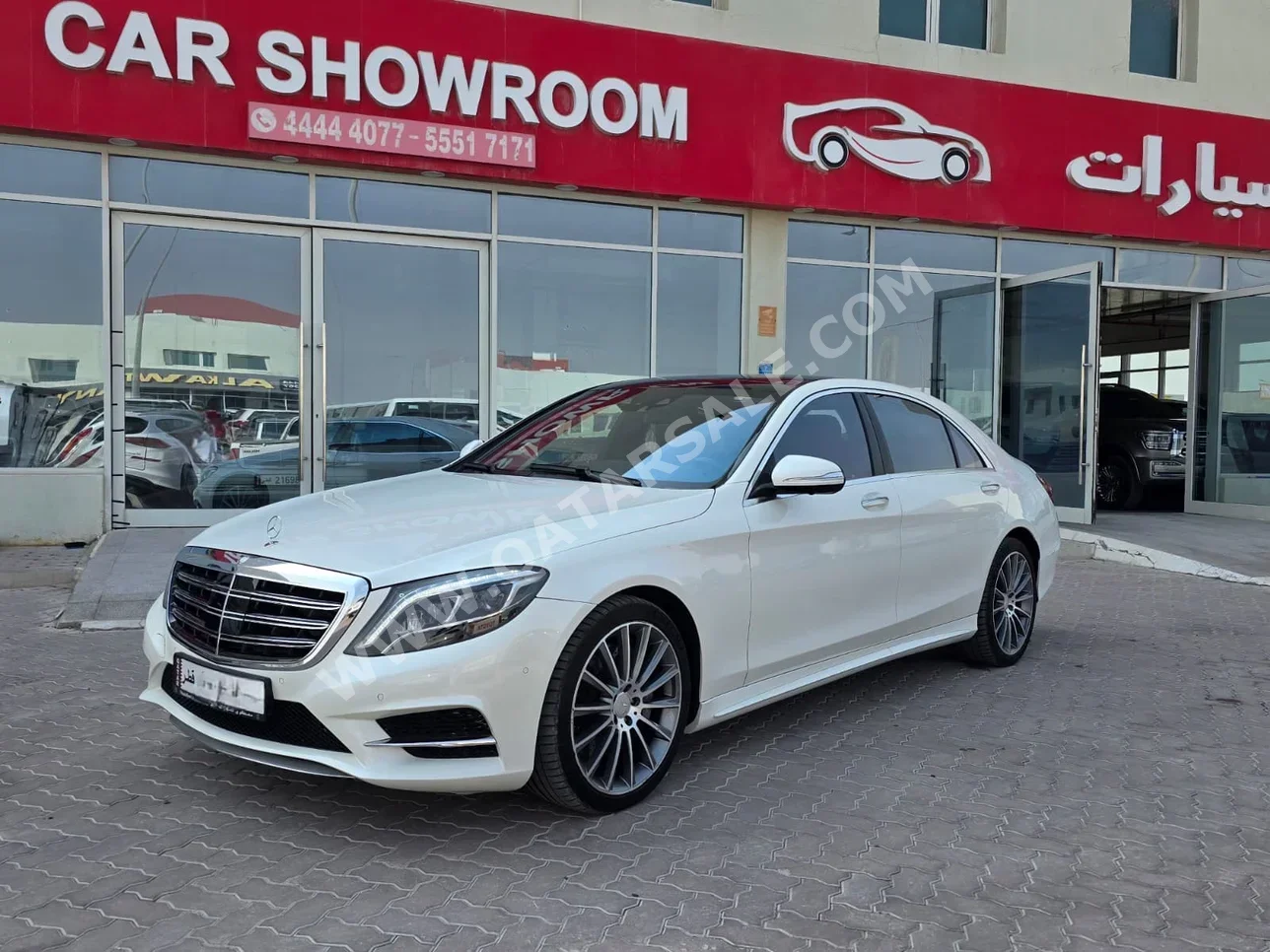 مرسيدس - بنز اس - كلاس 500 2016 اوتوماتيك 166,000 كم 8 سلندر دفع خلفي سيدان أبيض