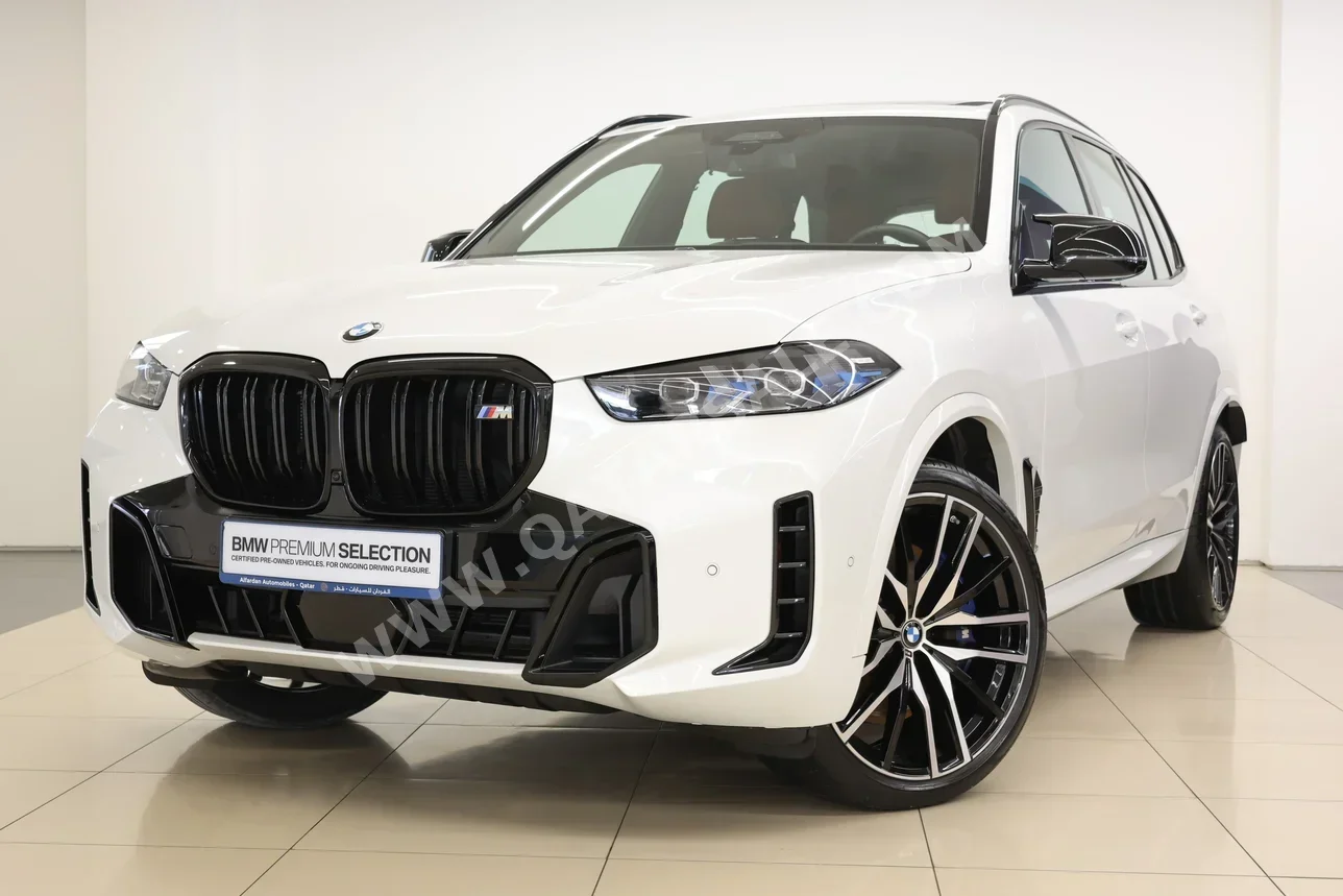 BMW  X-Series  X5 M60i  2024  Automatic  20,000 Km  8 Cylinder  All Wheel Drive (AWD)  SUV  White  With Warranty