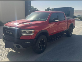 Dodge  Ram  Rebel  2019  Automatic  122,000 Km  8 Cylinder  Four Wheel Drive (4WD)  Pick Up  Red  With Warranty