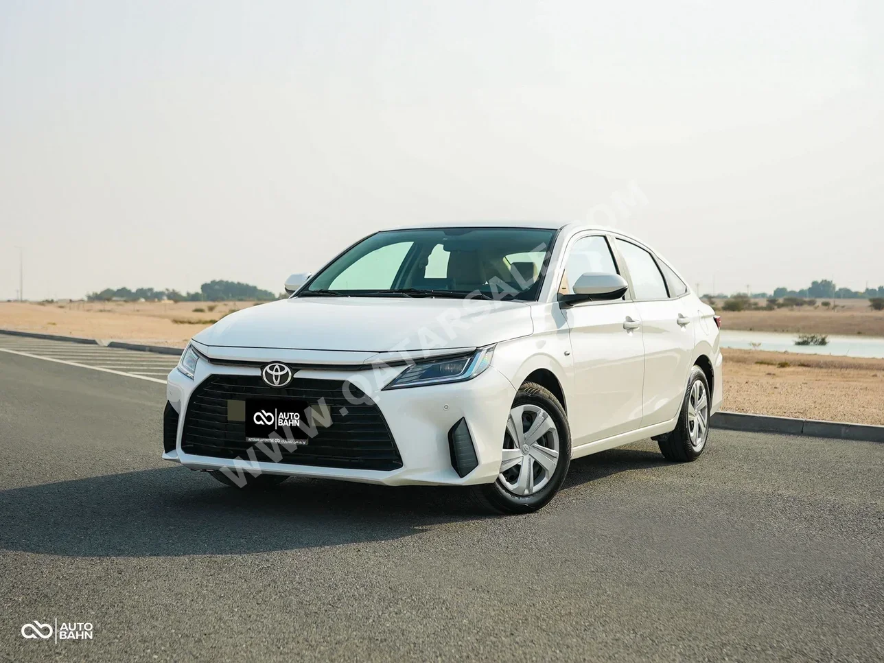 Toyota Yaris 2023 Automatic 52,000 Km 4 Cylinder Front Wheel Drive (FWD) Sedan White With Warranty