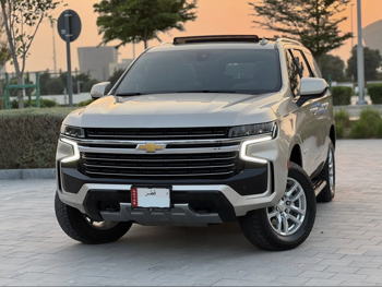 Chevrolet  Tahoe  LT  2021  Automatic  88,000 Km  8 Cylinder  Four Wheel Drive (4WD)  SUV  Gold