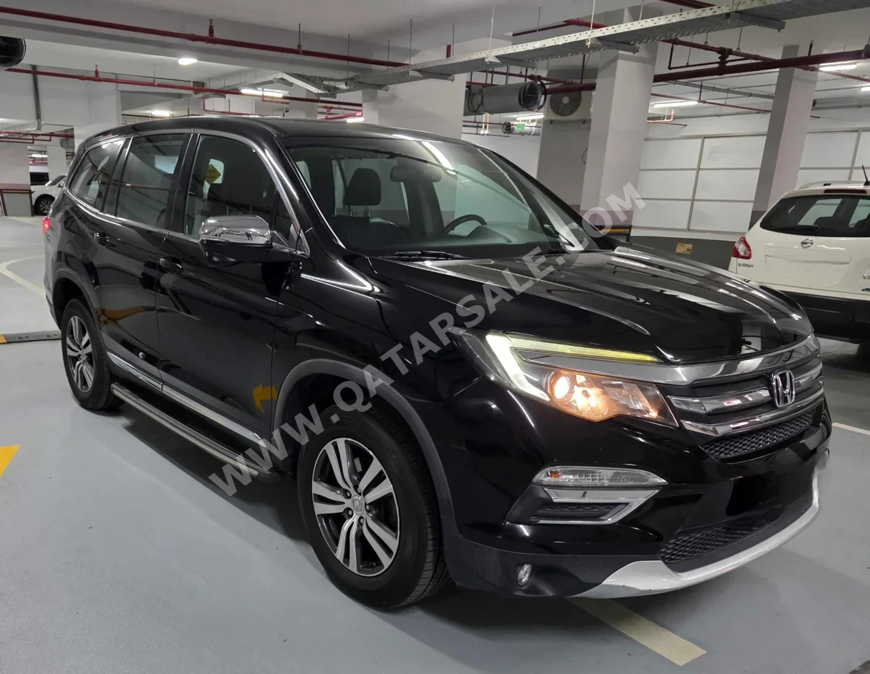 هوندا  بايلوت  اي اكس ال  2018  اوتوماتيك  60,000 كم  6 سلندر  دفع كلي مستمر  اس يو في  أسود