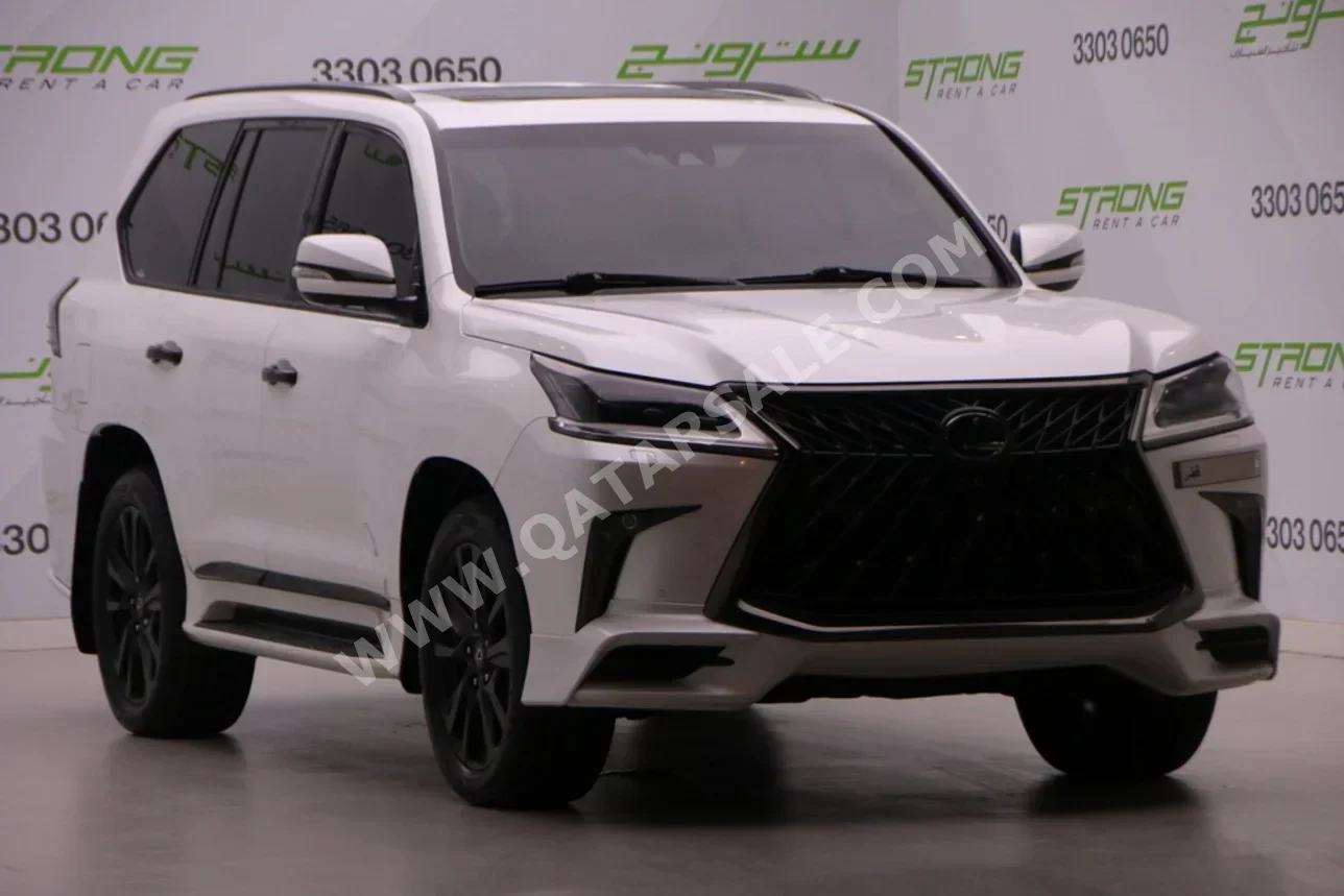 لكزس  ال اكس  570 اس بلاك ايديشن  2019  اوتوماتيك  270,000 كم  8 سلندر  دفع رباعي  اس يو في  أبيض