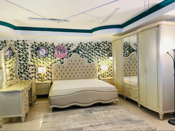 أطقم غرف نوم - طقم مكون من 6 قطع  - أخضر