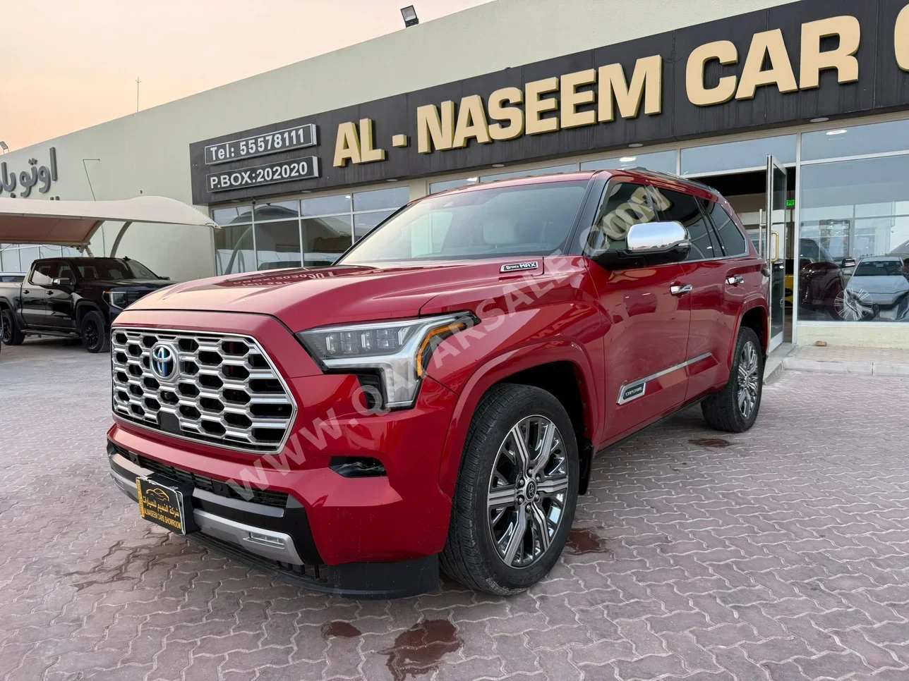 Toyota Sequoia Capstone 2023 Automatic 35,000 Km 8 Cylinder Rear Wheel Drive (RWD) SUV Red With Warranty
