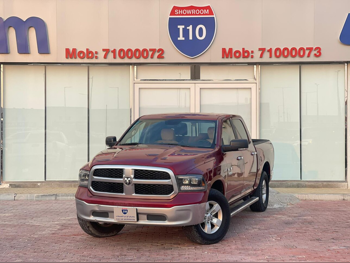 دودج  رام  1500  2014  اوتوماتيك  347,000 كم  8 سلندر  دفع رباعي  بيكب  عنابي