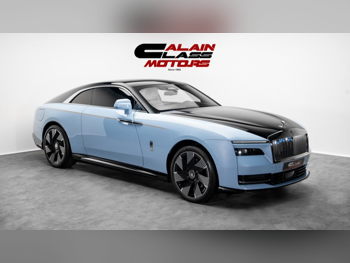 Rolls-Royce  Spectre  2024  Automatic  10,843 Km  0 Cylinder  All Wheel Drive (AWD)  Coupe / Sport  Black and Blue
