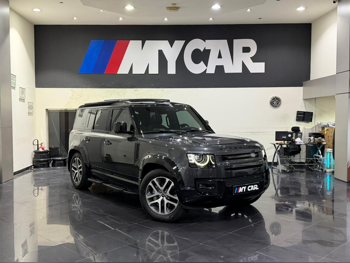 Land Rover  Defender  110 X Dynamic  2023  Automatic  57,000 Km  6 Cylinder  Four Wheel Drive (4WD)  SUV  Black  With Warranty