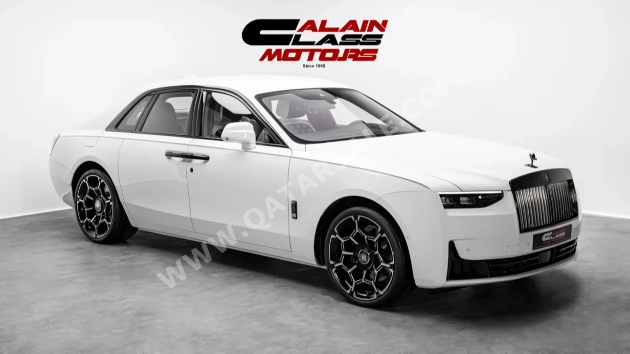 Rolls-Royce  Ghost  Black Badge  2026  Automatic  36 Km  12 Cylinder  Rear Wheel Drive (RWD)  Sedan  White