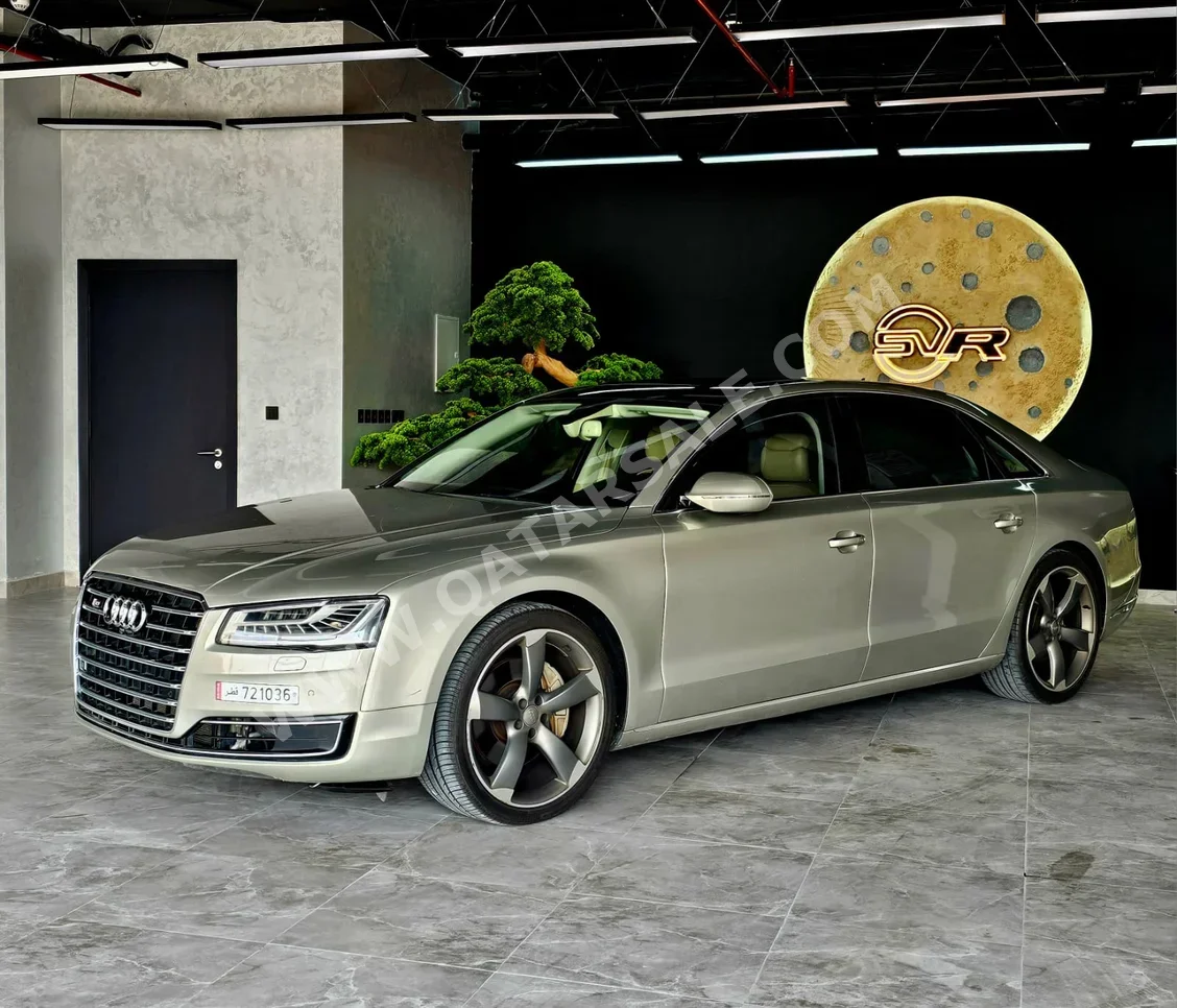 Audi  A8  2016  Automatic  160,000 Km  6 Cylinder  All Wheel Drive (AWD)  Sedan  Gold