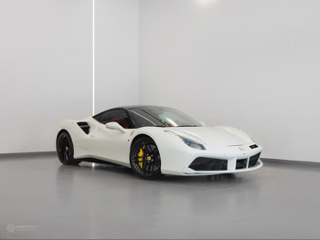 فيراري  488  جي تي بي  2017  اوتوماتيك  20,750 كم  8 سلندر  دفع خلفي  كوبيه \ سبورت  أبيض  تحت الضمان