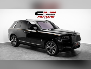 رولز - رويس  كولينان  2023  اوتوماتيك  7,825 كم  12 سلندر  دفع كلي مستمر  اس يو في  أسود