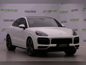 بورش كيان اس كوبيه 2020 اوتوماتيك 75,000 كم 6 سلندر دفع رباعي اس يو في أبيض