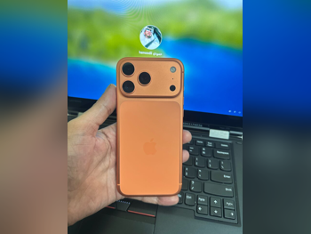 هواتف نقالة ابل  - ايفون 17  - برو ماكس  - برتقالي  - 256 جيجابايت  - تحت الضمان