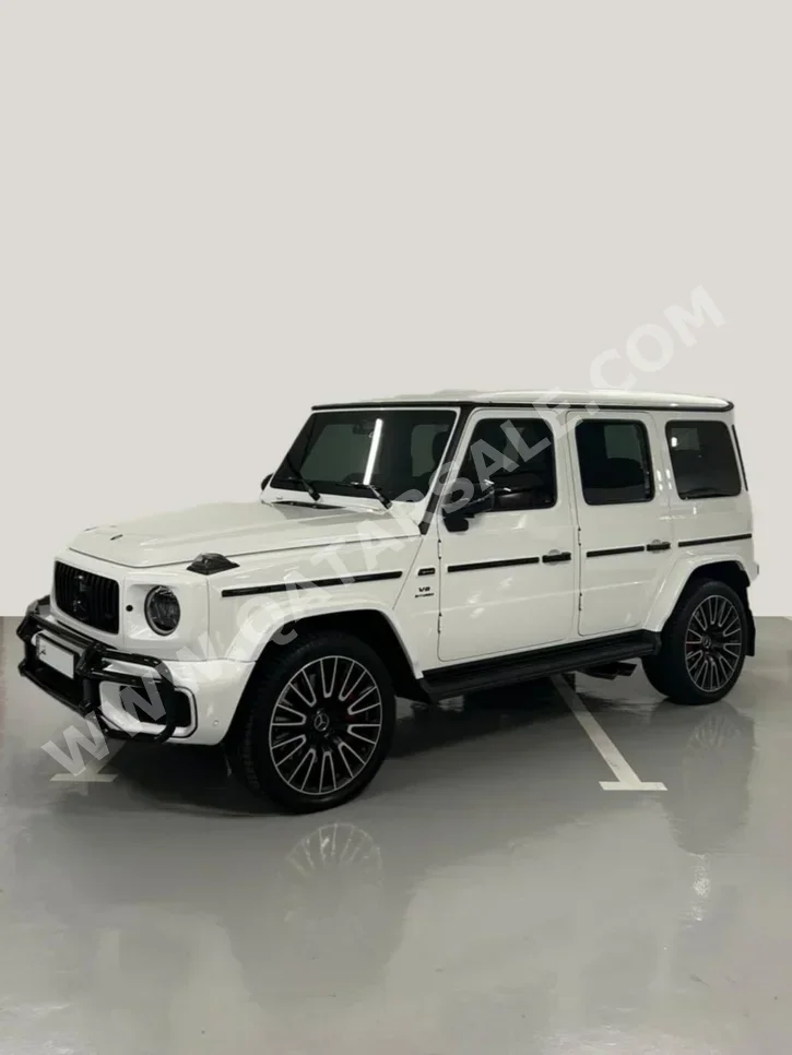 Mercedes-Benz  G-Class  63 AMG  2025  Automatic  6,000 Km  8 Cylinder  Four Wheel Drive (4WD)  SUV  White  With Warranty