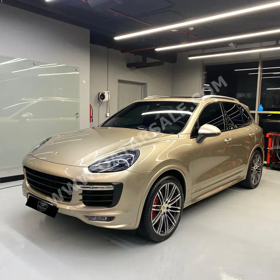 Porsche  Cayenne  GTS  2016  Automatic  59,000 Km  8 Cylinder  All Wheel Drive (AWD)  SUV  Gold  With Warranty