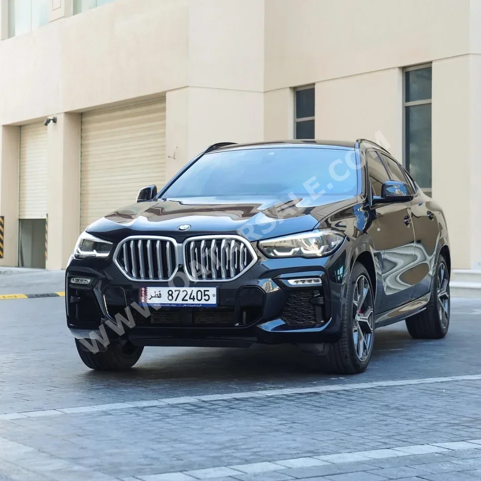 BMW  X-Series  X6  2021  Automatic  79,000 Km  6 Cylinder  Four Wheel Drive (4WD)  SUV  Black  With Warranty