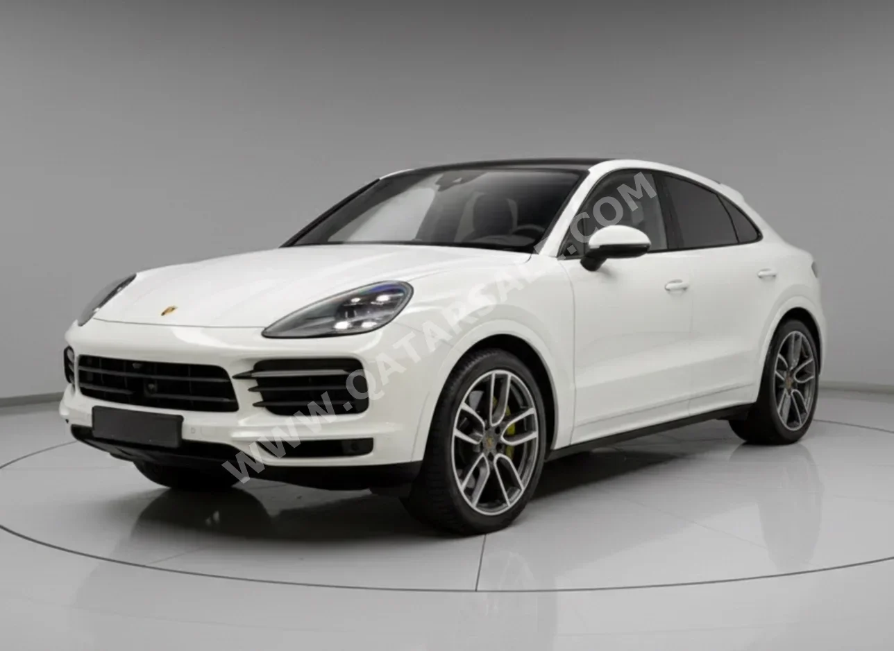 Porsche  Cayenne  Coupe  2023  Automatic  48,000 Km  6 Cylinder  All Wheel Drive (AWD)  SUV  White  With Warranty