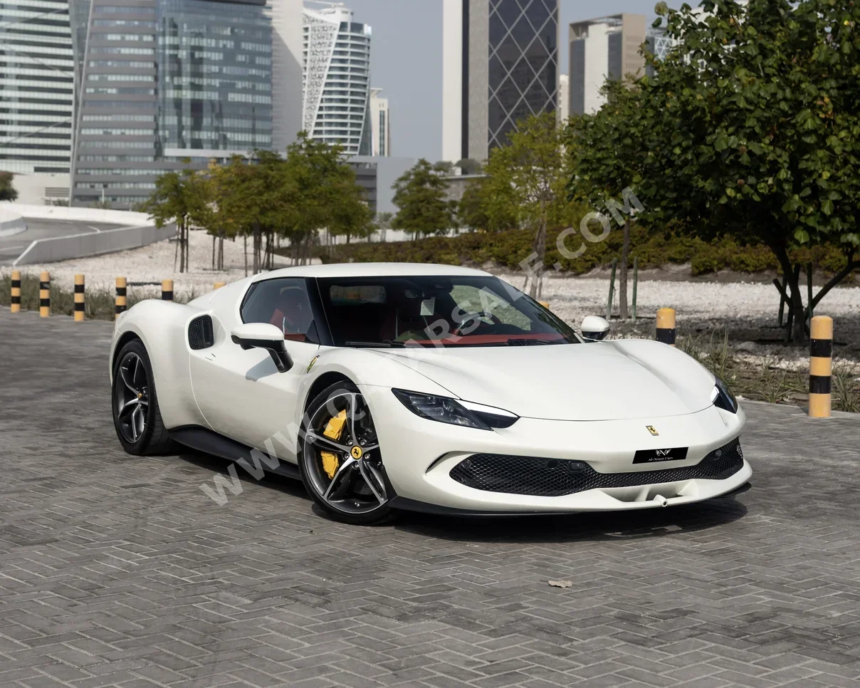 Ferrari  296  GTB  2024  Automatic  4,000 Km  6 Cylinder  Rear Wheel Drive (RWD)  Coupe / Sport  White