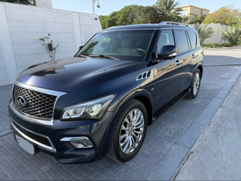 Infiniti  QX  80  2015  Automatic  92,746 Km  8 Cylinder  Four Wheel Drive (4WD)  SUV  Dark Blue