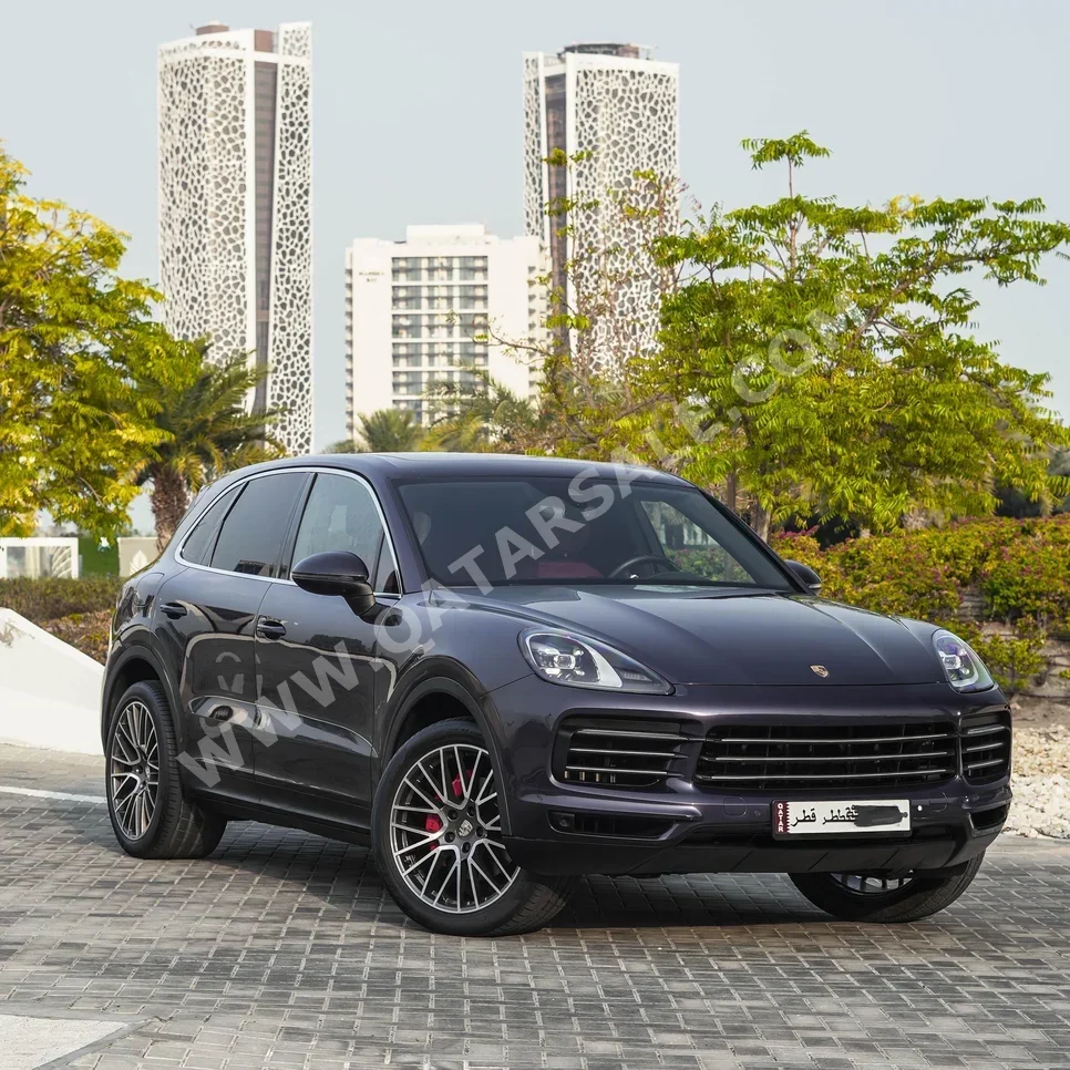 Porsche  Cayenne  S  2019  Automatic  67,000 Km  8 Cylinder  Four Wheel Drive (4WD)  SUV  Purple  With Warranty