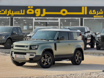 Land Rover  Defender  90 HSE  2022  Automatic  69,000 Km  6 Cylinder  Four Wheel Drive (4WD)  SUV  Green  With Warranty