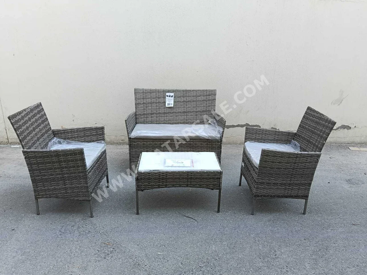 Patio Furniture - Gray  - Patio Set  -Number Of Seats 4