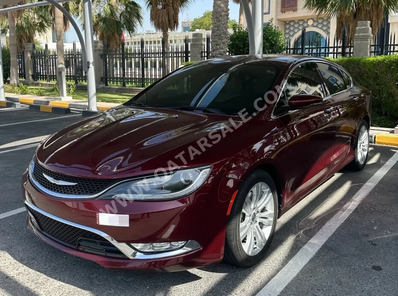Chrysler  200C  2016  Automatic  82,000 Km  6 Cylinder  Front Wheel Drive (FWD)  Sedan  Maroon