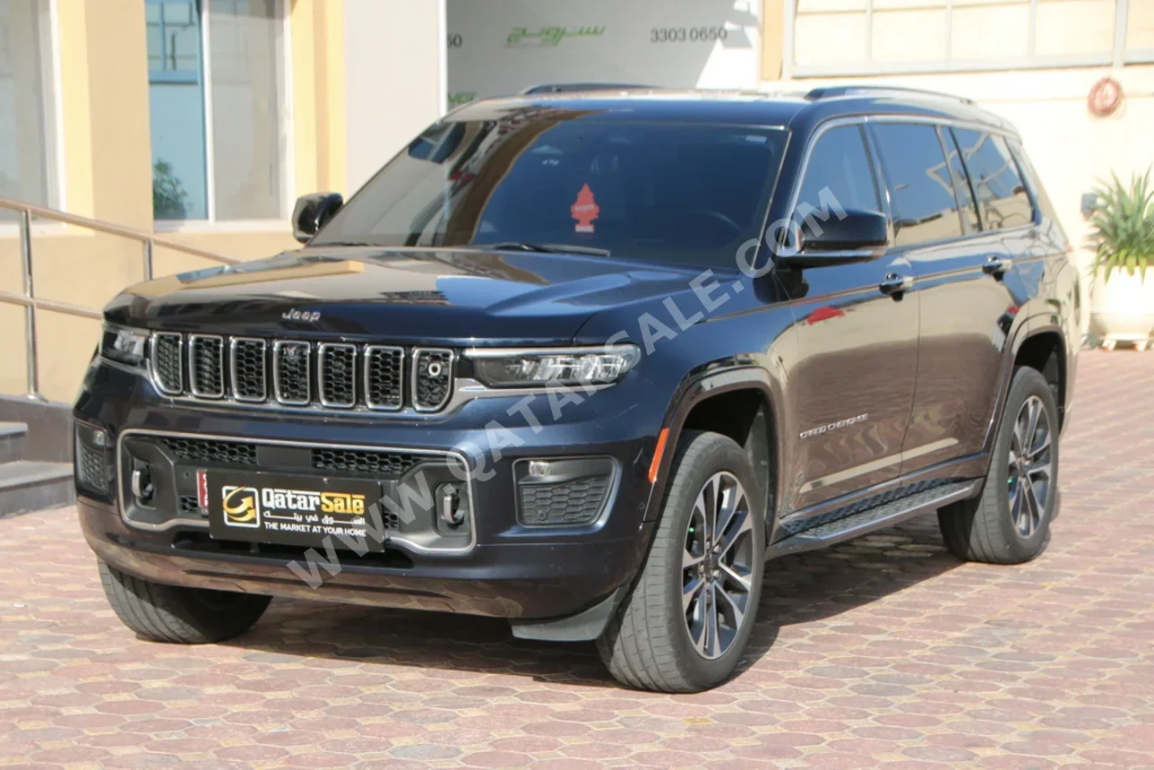 جييب  جراند شيروكي  اوفرلاند  2023  اوتوماتيك  97,000 كم  6 سلندر  دفع رباعي  اس يو في  أزرق غامق  تحت الضمان