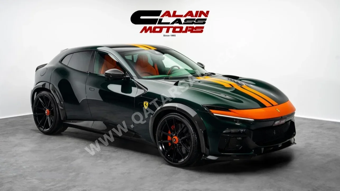 Ferrari  Purosangue  2025  Automatic  146 Km  12 Cylinder  All Wheel Drive (AWD)  SUV  Green and Orange