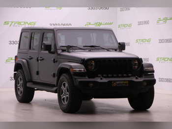 Jeep  Wrangler  Sport  2023  Automatic  42,000 Km  6 Cylinder  Four Wheel Drive (4WD)  SUV  Black  With Warranty