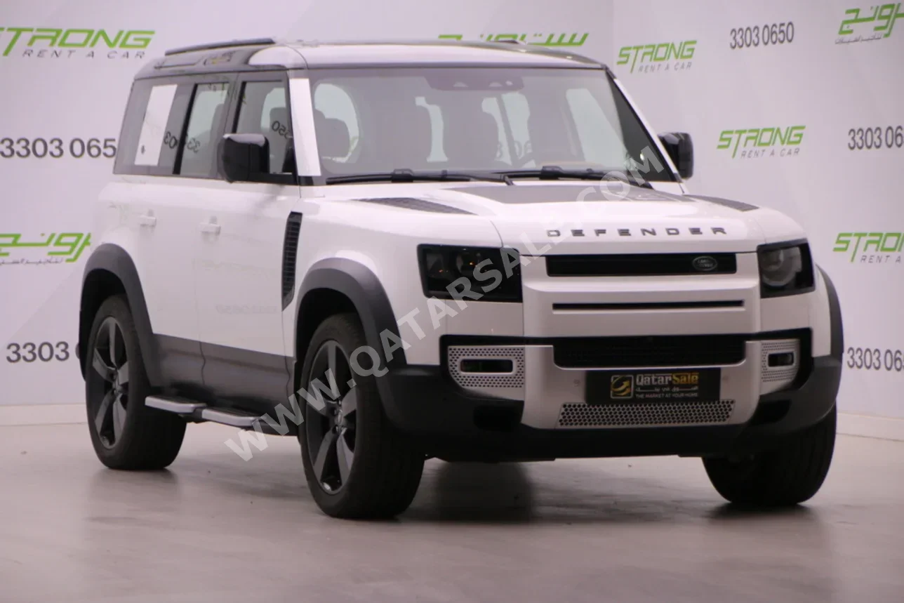 لاند روفر  ديفيندر  110 اتش اس اي  2024  اوتوماتيك  10,000 كم  6 سلندر  دفع رباعي  اس يو في  أبيض