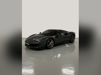 فيراري  296  جي تي بي  2024  اف - 1  2,000 كم  6 سلندر  دفع رباعي  كوبيه \ سبورت  رمادي غامق  تحت الضمان