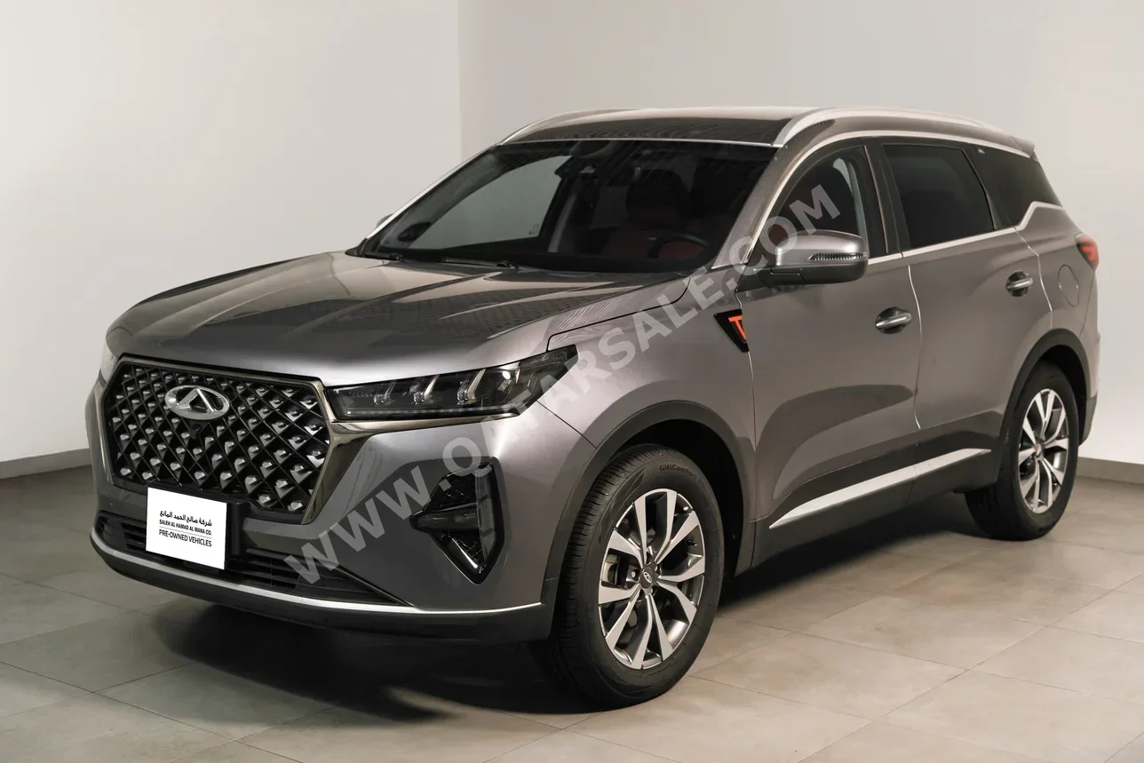 شيري  تيجو  7 برو ماكس  2025  اوتوماتيك  7,571 كم  4 سلندر  دفع خلفي  اس يو في  رمادي  تحت الضمان