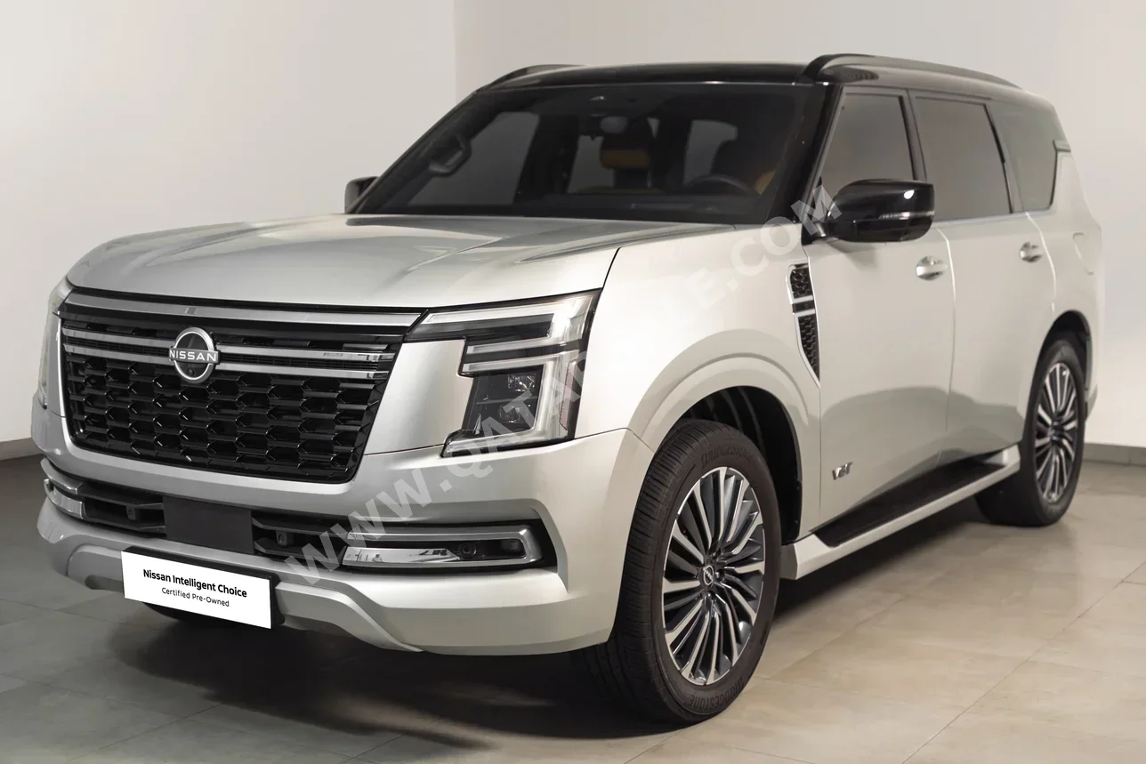 نيسان  باترول  ال اي بلاتينيوم  2025  اوتوماتيك  21,332 كم  6 سلندر  دفع رباعي  اس يو في  فضي و أسود  تحت الضمان