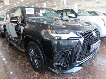 لكزس  ال اكس  600 اف سبورت  2025  اوتوماتيك  0 كم  6 سلندر  دفع رباعي  اس يو في  أسود  تحت الضمان