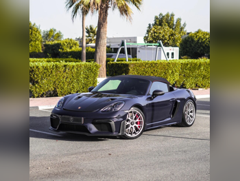 بورش  718  سبايدر اراس  2025  عادي  450 كم  6 سلندر  دفع كلي مستمر  كوبيه \ سبورت  بنفسجي  تحت الضمان