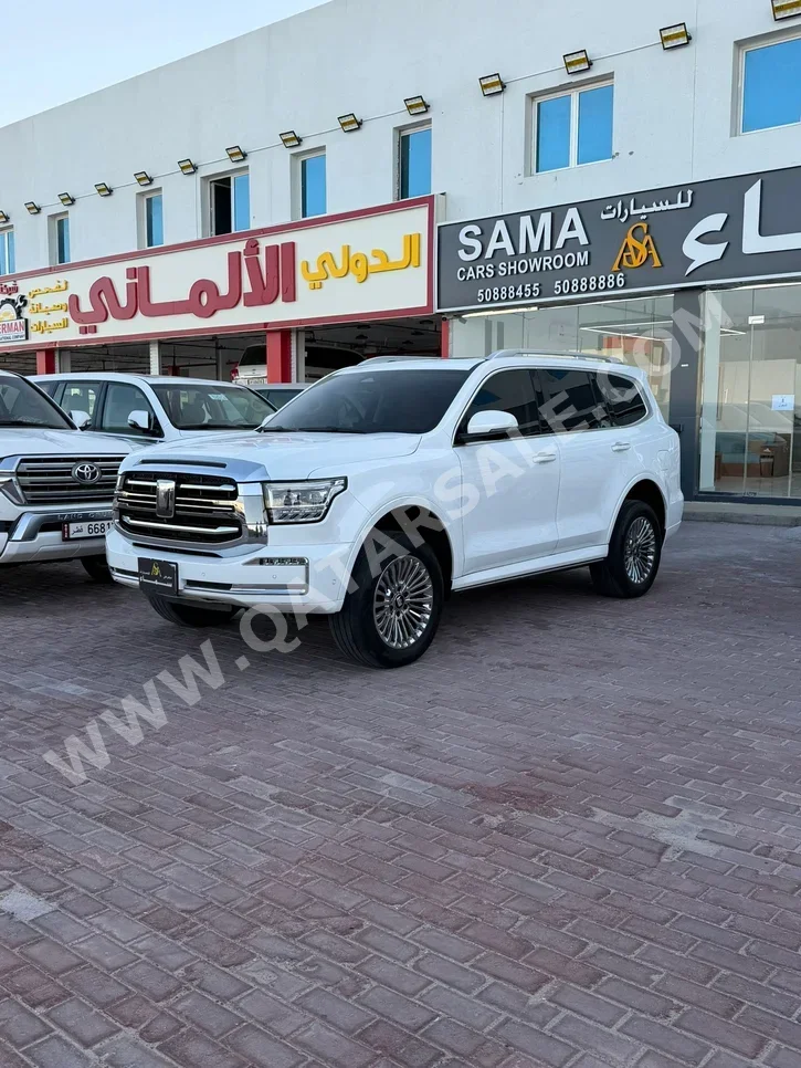 جي دبليو ام  تانك  500  2025  اوتوماتيك  30,000 كم  6 سلندر  دفع رباعي  اس يو في  أبيض  تحت الضمان