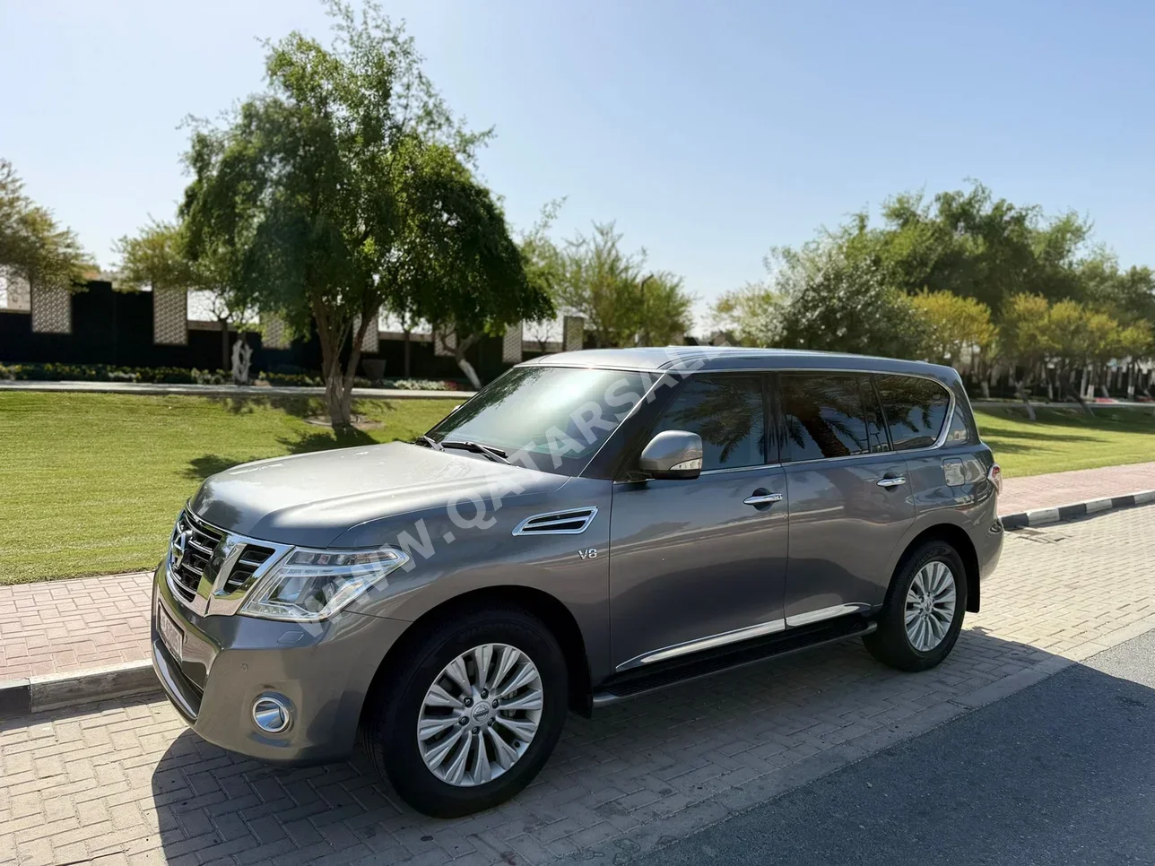 Nissan  Patrol  Titanium  2019  Automatic  115,000 Km  8 Cylinder  Four Wheel Drive (4WD)  SUV  Gray