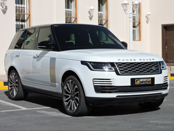 لاند روفر  رنج روفر  فوج اس اي سوبر تشارجر  2018  اوتوماتيك  70,000 كم  8 سلندر  دفع رباعي  اس يو في  أبيض  تحت الضمان