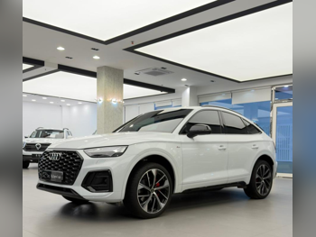 اودي  كيو 5  45 تي اف اس اي كواترو اس-لاين  2023  اوتوماتيك  105,000 كم  6 سلندر  دفع كلي مستمر  اس يو في  أبيض  تحت الضمان