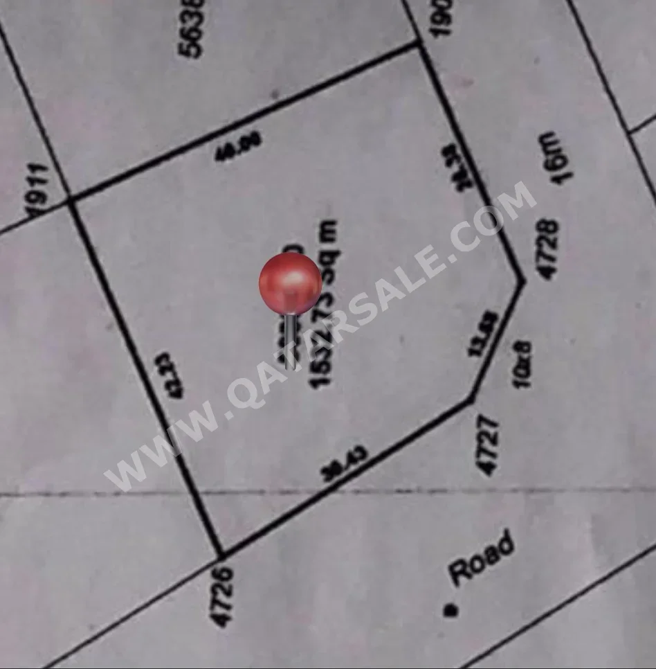 Lands For Sale  in Al Rayyan  - Umm Al Seneem  -Area Size 1,533 Square Meter