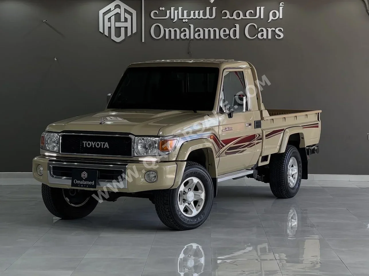 Toyota  Land Cruiser  LX  2021  Manual  71,000 Km  6 Cylinder  Four Wheel Drive (4WD)  Pick Up  Beige