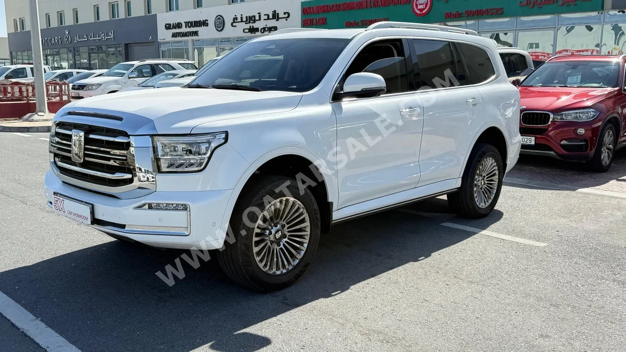 جي دبليو ام  تانك  500  2025  اوتوماتيك  18,000 كم  6 سلندر  دفع رباعي  اس يو في  أبيض  تحت الضمان