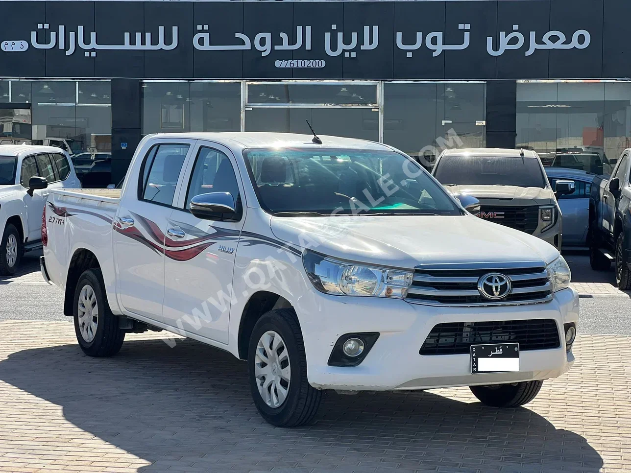 تويوتا هاي لوكس 2020 اوتوماتيك 135,000 كم 4 سلندر دفع خلفي بيكب أبيض